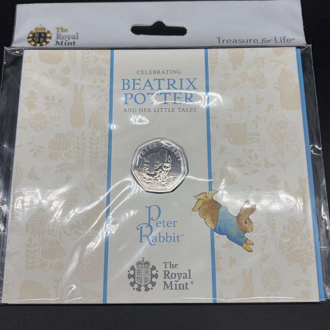 【未使用】イギリス　ビアトリクス　ピーターラビット 記念硬貨　6枚セット