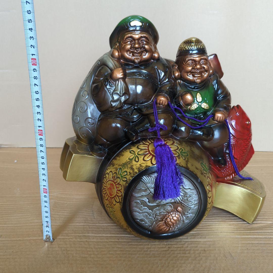 七福神の置物　恵比寿天と大黒天