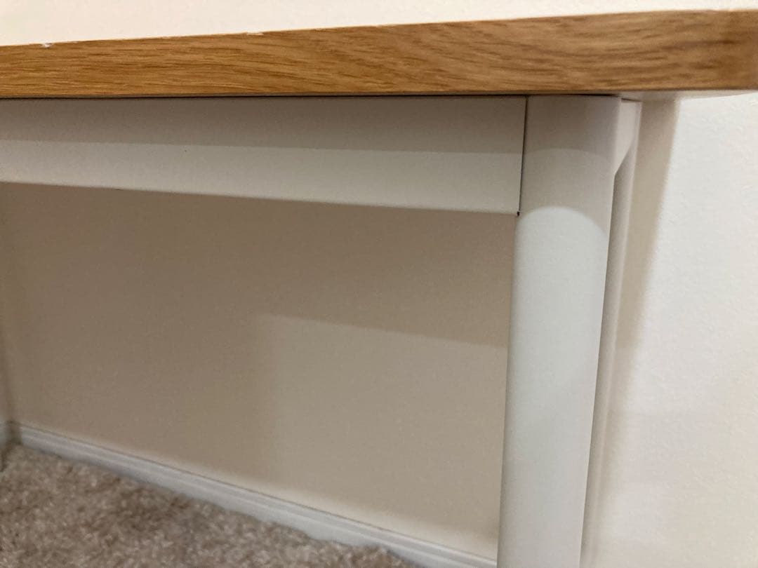 【廃盤品】 無印良品 幅120cm奥行60cm オーク材 システムデスク