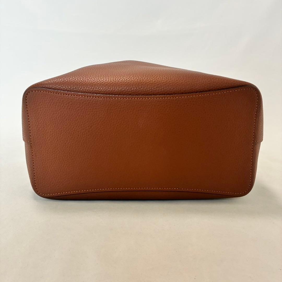 【極美品】コーチ 81122 タウンバケットバッグ 2way ハンドバッグ 茶