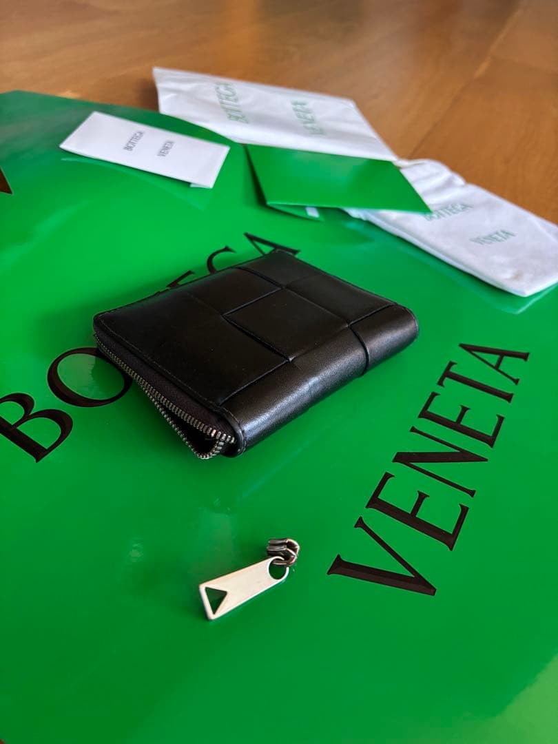 BOTTEGA VENETA 二つ折り財布 ブラック ボッテガ べネタ 訳あり