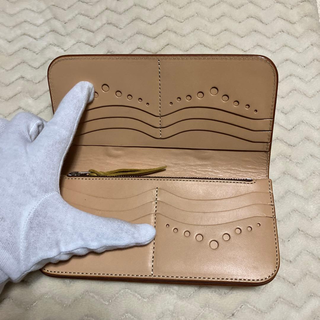 KC.s ケーシーズ　レザーロングウォレット　バイカーズウォレット　バタフライ