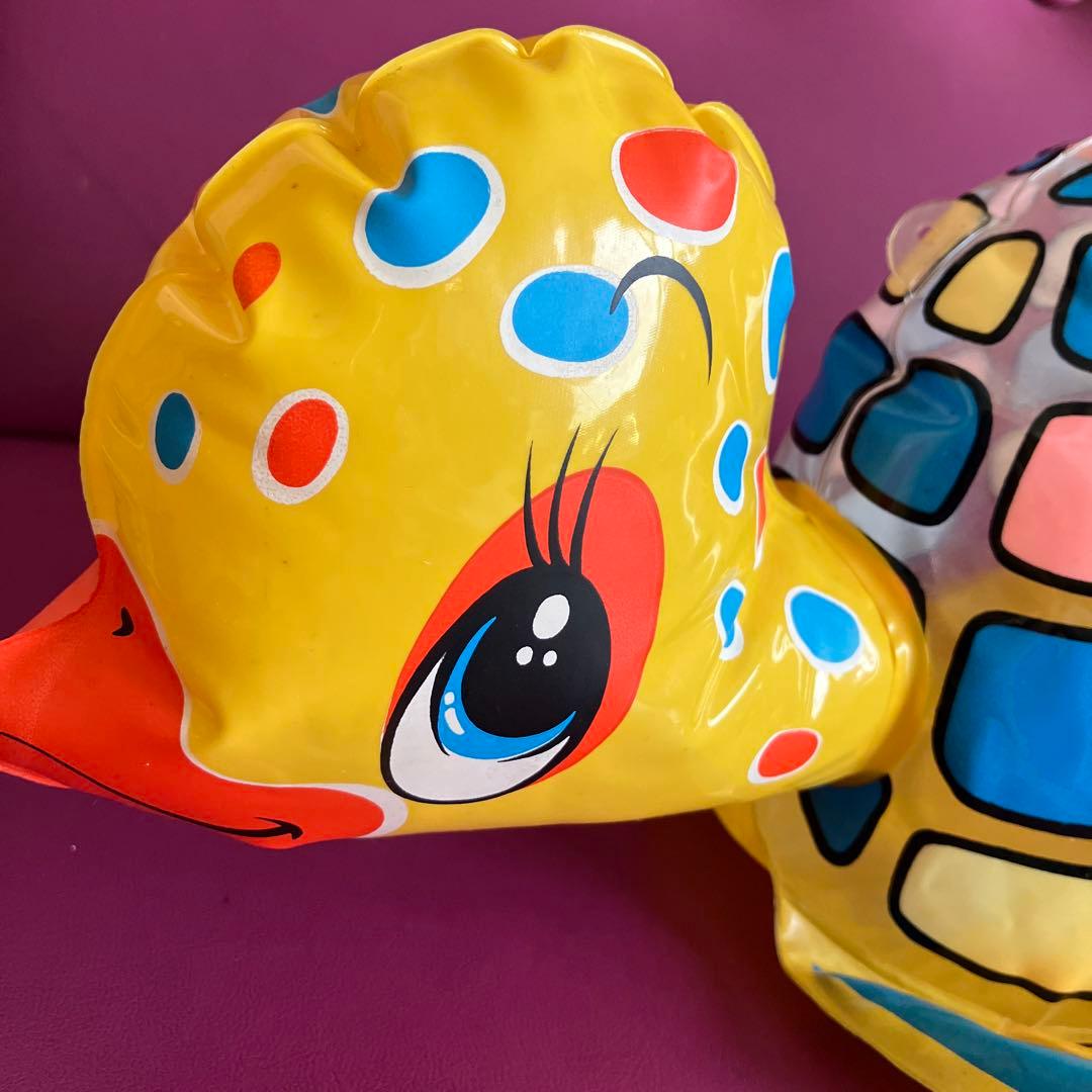 亀さんの空気入り人形 鈴入り、レア 絶版 昭和レトロ