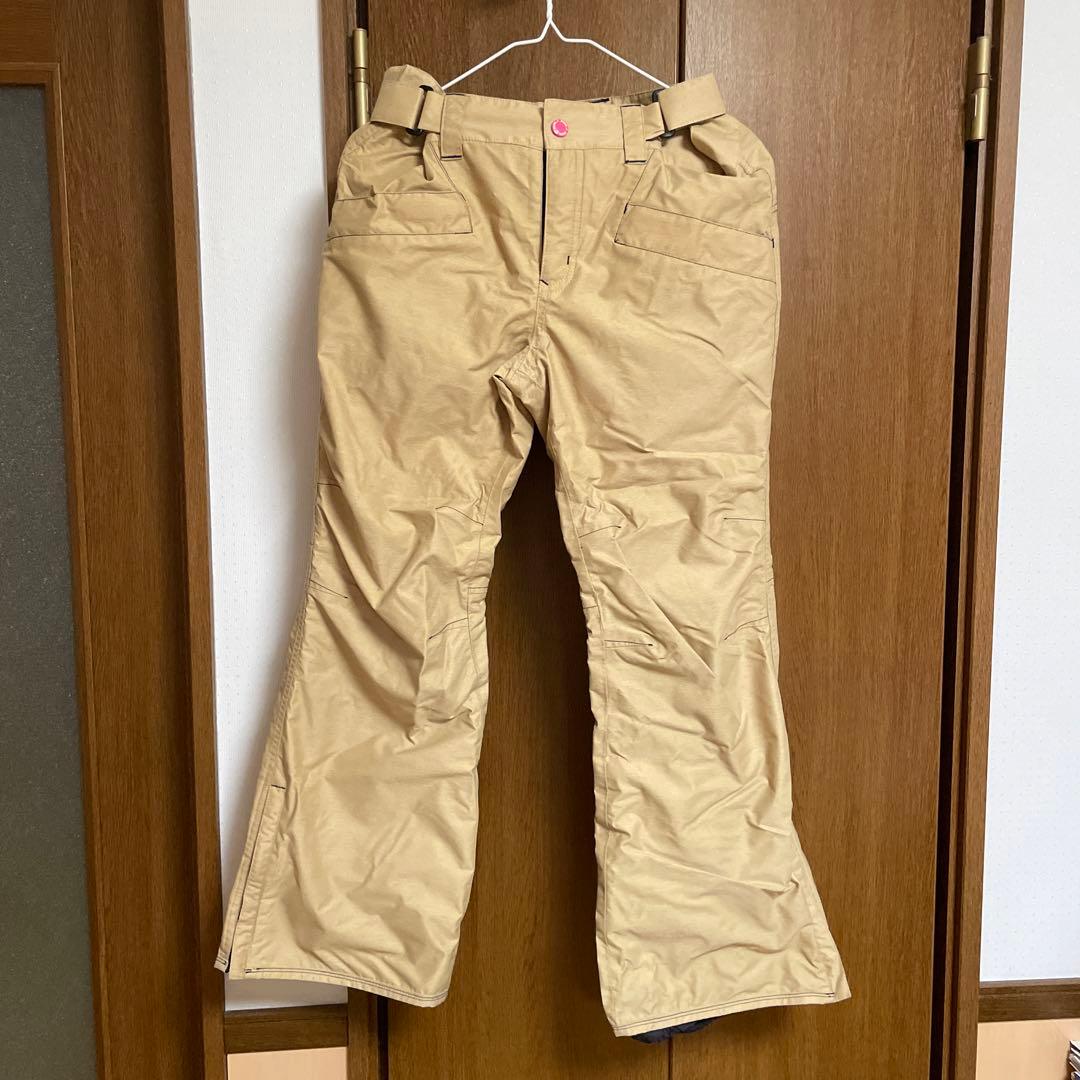 【美品】SISTA.J　スノボウェア 上下3点セット 　チェックレッド　Mサイズ