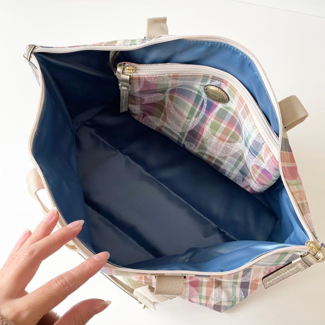 【新品】COACH トートバッグ 大容量 旅行バッグ マザーズバッグ