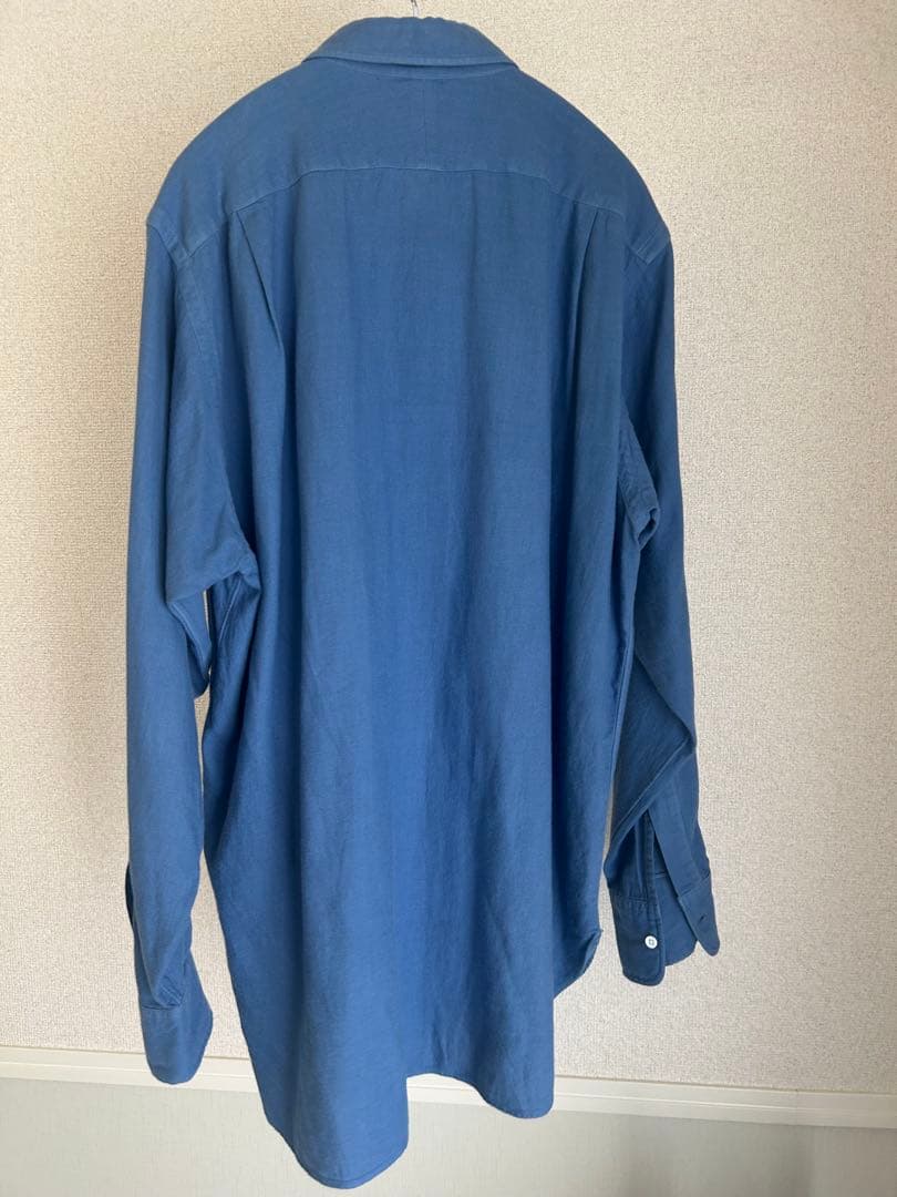 HERILL コットンカシミヤレギュラーカラーシャツ