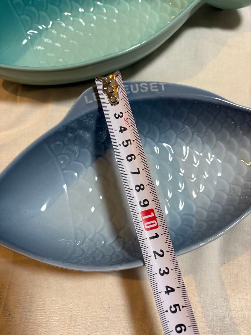 【新品未使用】LE CREUSET 魚型皿 Mサイズ 2色セット ル・クルーゼ