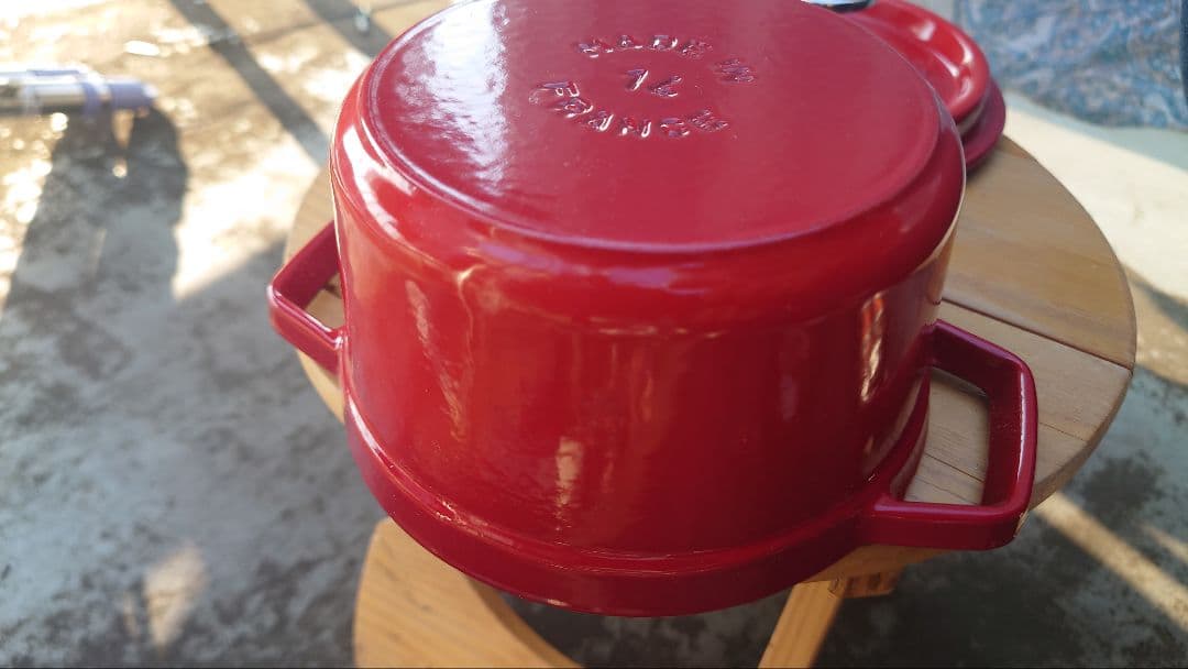 staub ストウブ ピコ ココット 14cm 真鍮ノブ仕様 IH対応