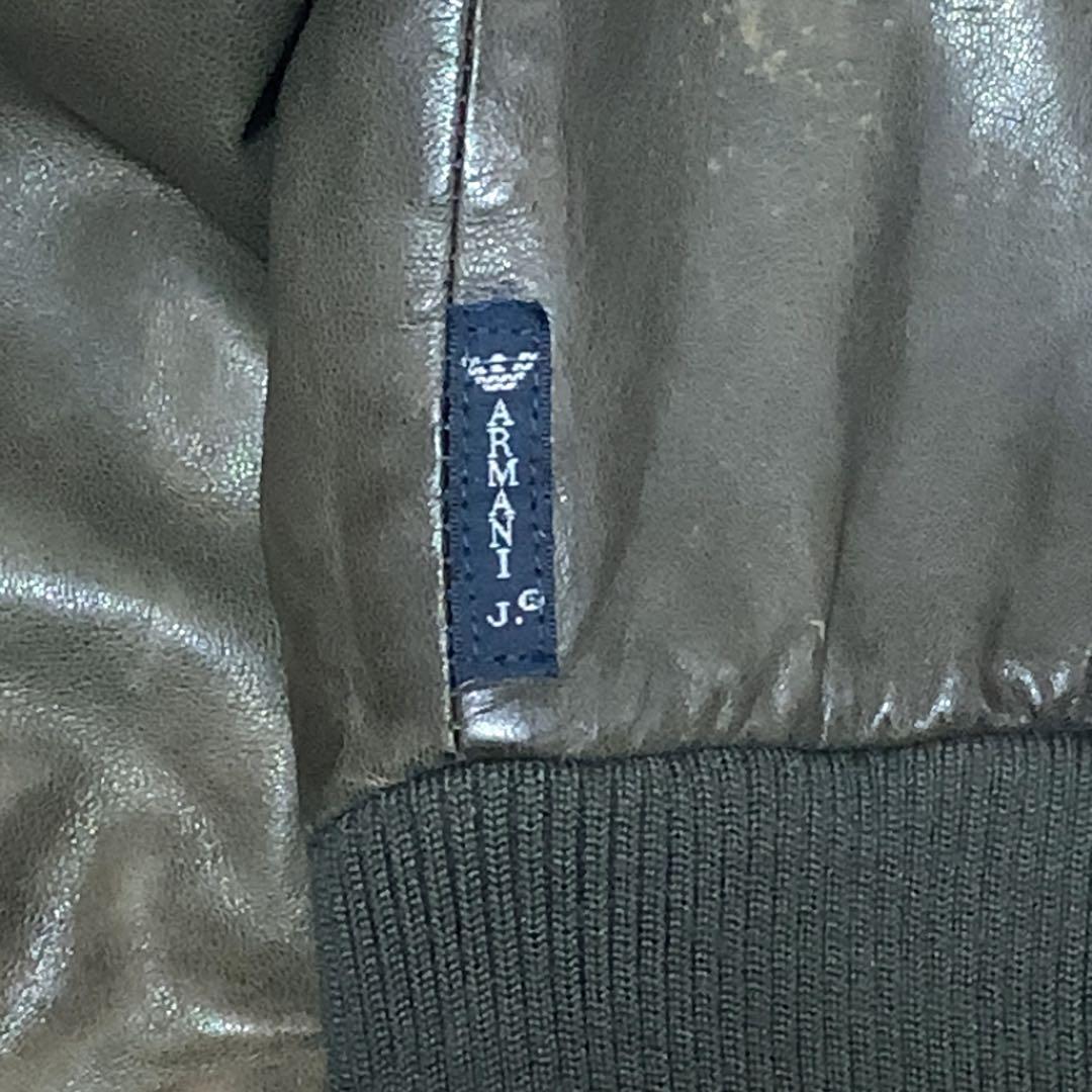 Armani Jeans レザージャケット ダークブラウン アルマーニ y2k
