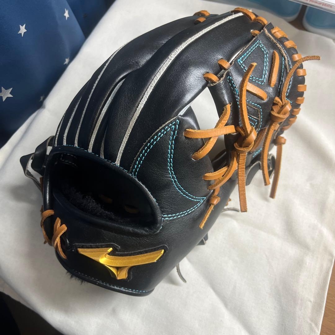 【美品】<スチーム対応可能！>ミズノ 軟式グローブ アルペン限定モデル 内野手用