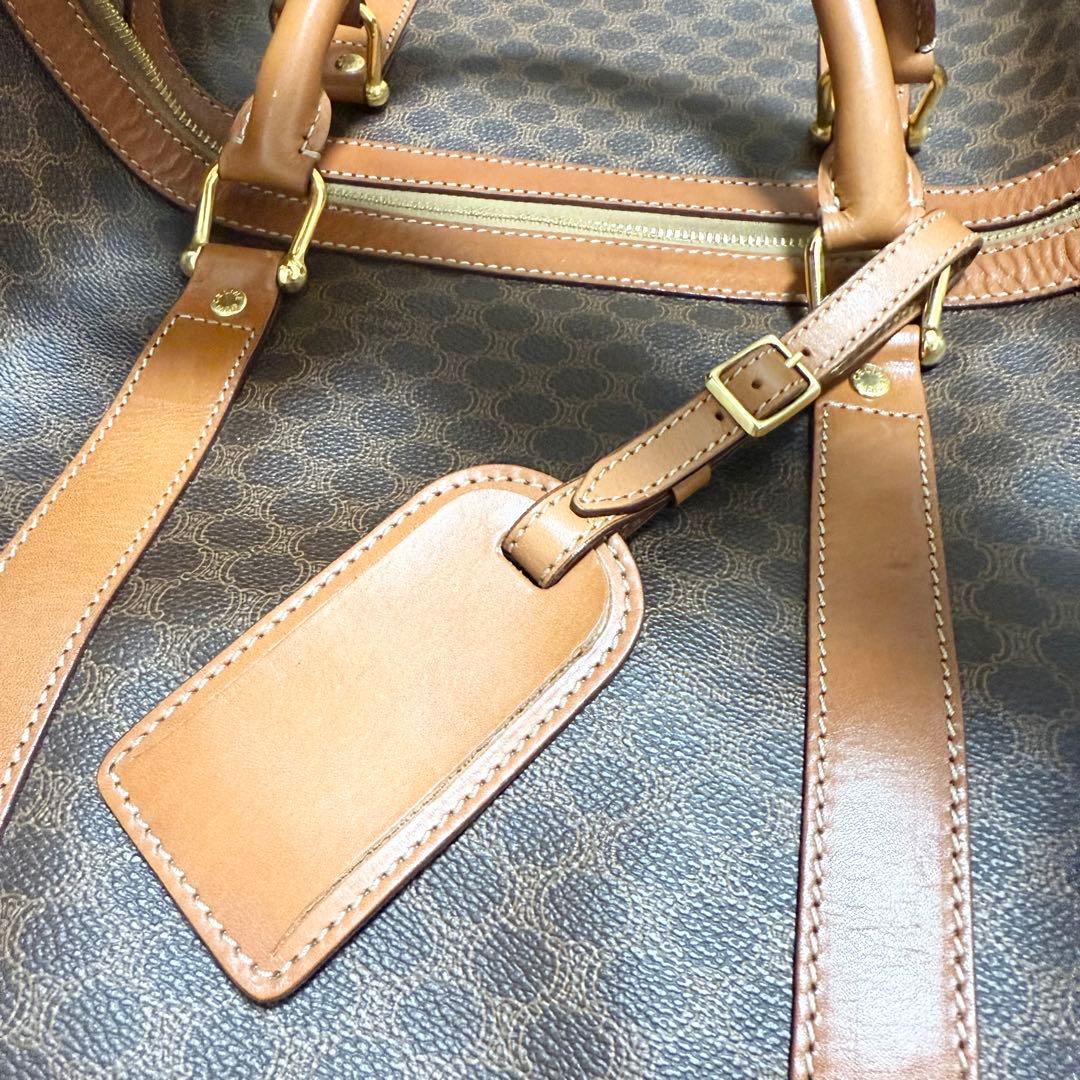 美品✨セリーヌ ボストンバッグ マカダム トリオンフ 大容量 ユニセックス