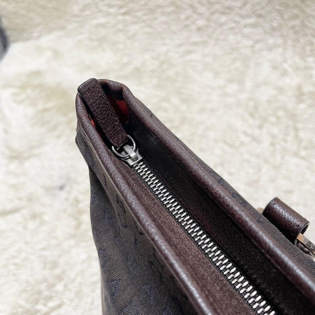 【A4可】BVLGARI トートバッグ　レザー　キャンバス　ロゴマニア　ロゴ金具