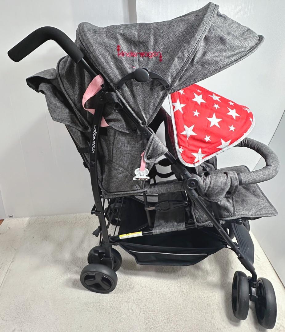 ⭐️極美品⭐️ 日本育児 kinderwagon DUOシティHOPⅡ ２人乗り