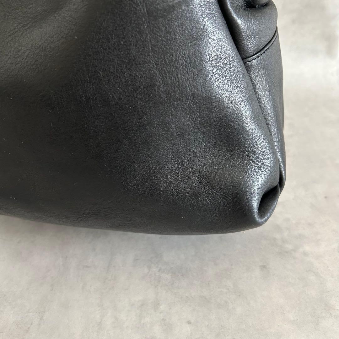 北欧暮らしの道具店Enseアンサレザートートバッグブラック