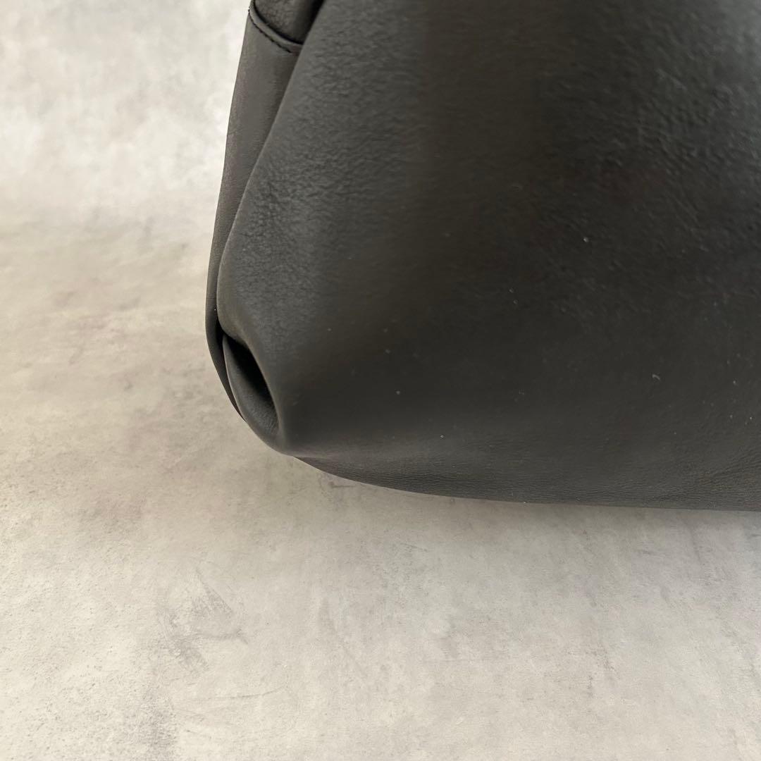 北欧暮らしの道具店Enseアンサレザートートバッグブラック