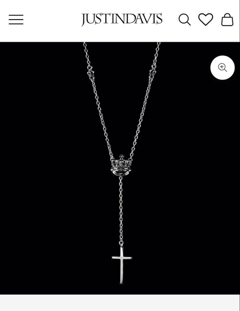 Justin Davis SUPERIOR ネックレス いぶし　50cm