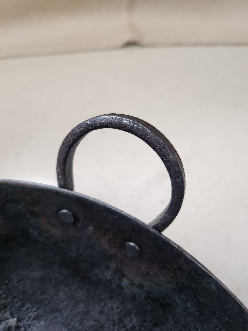 成田理俊　持ち手ウォッグパン　鉄　21cm