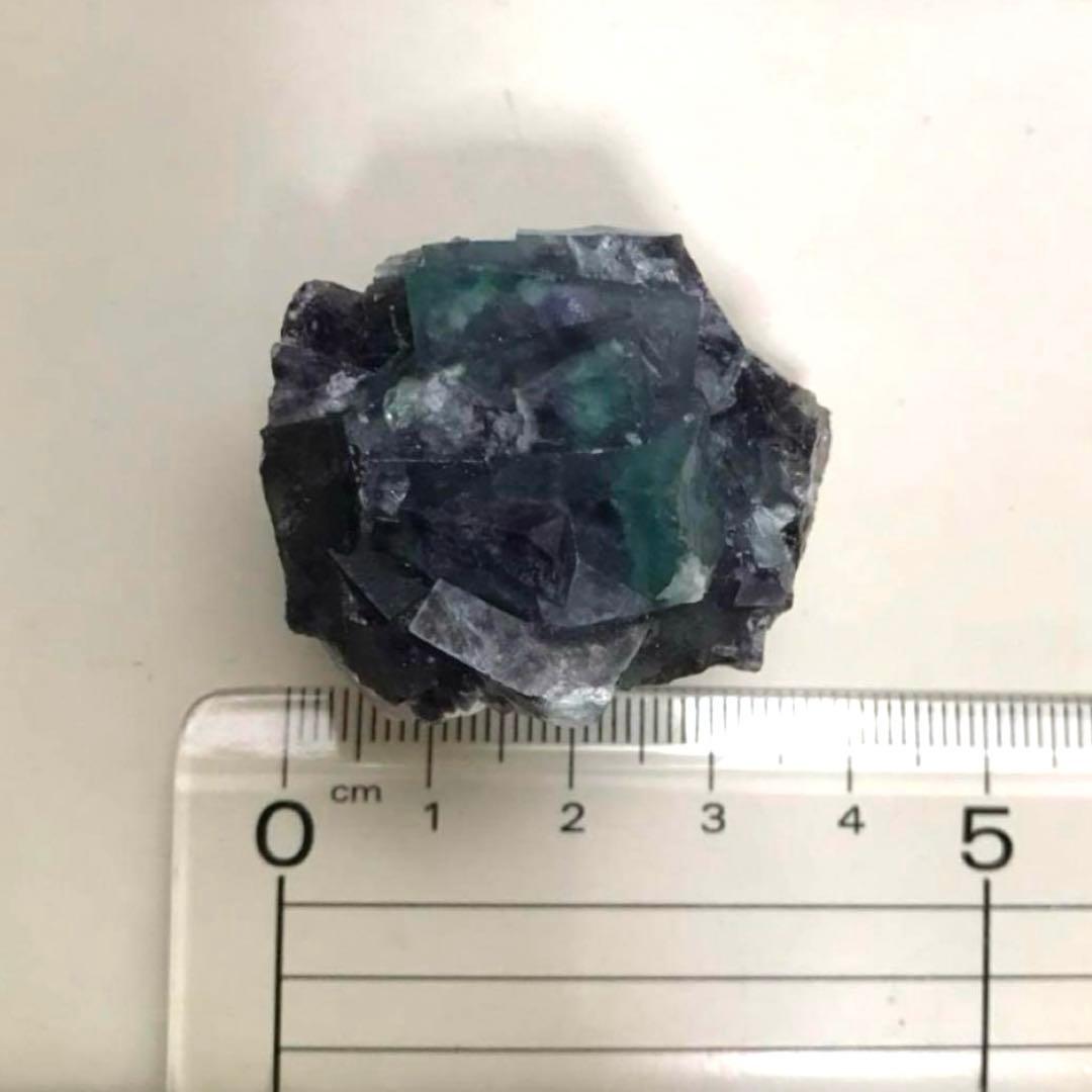 イリノイ産　ケイヴ・イン・ロック　バイカラー　フローライト　鉱物標本　原石