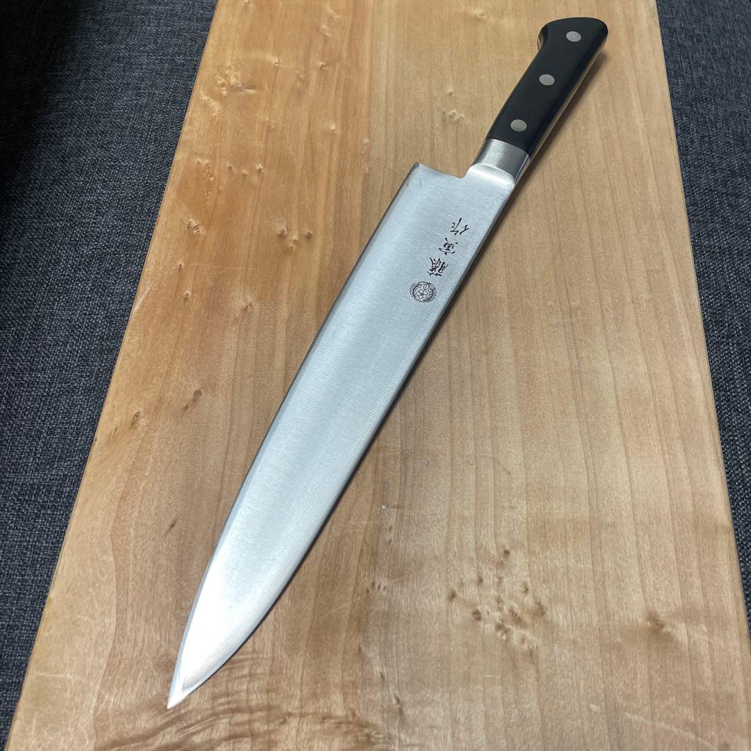 藤寅作コバルト合金鋼割込牛刀270ミリ