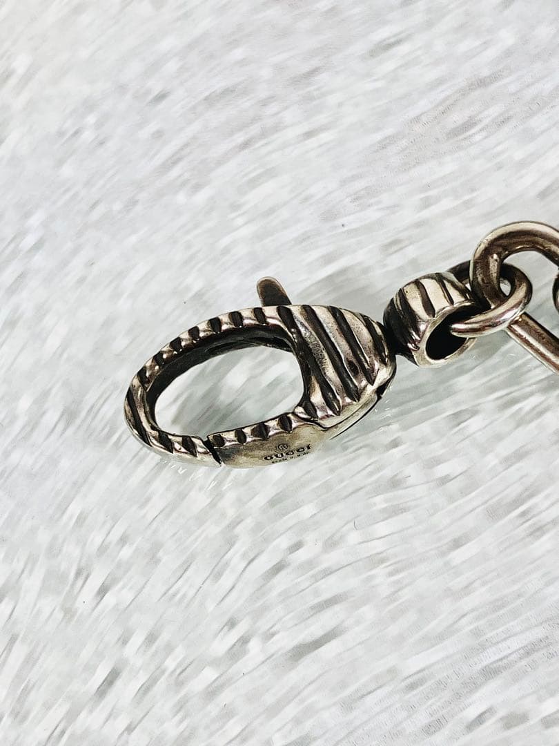 【超美品】GUCCI ツイストWGロゴ ネックレス ペンダント SV925