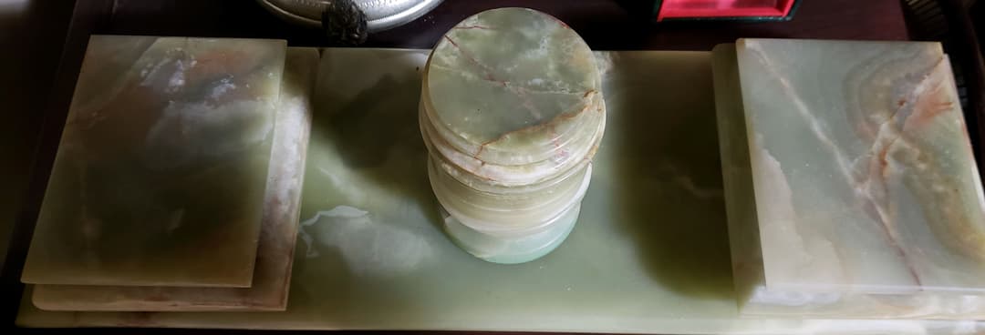 大理石　オルゴール　ライター　灰皿