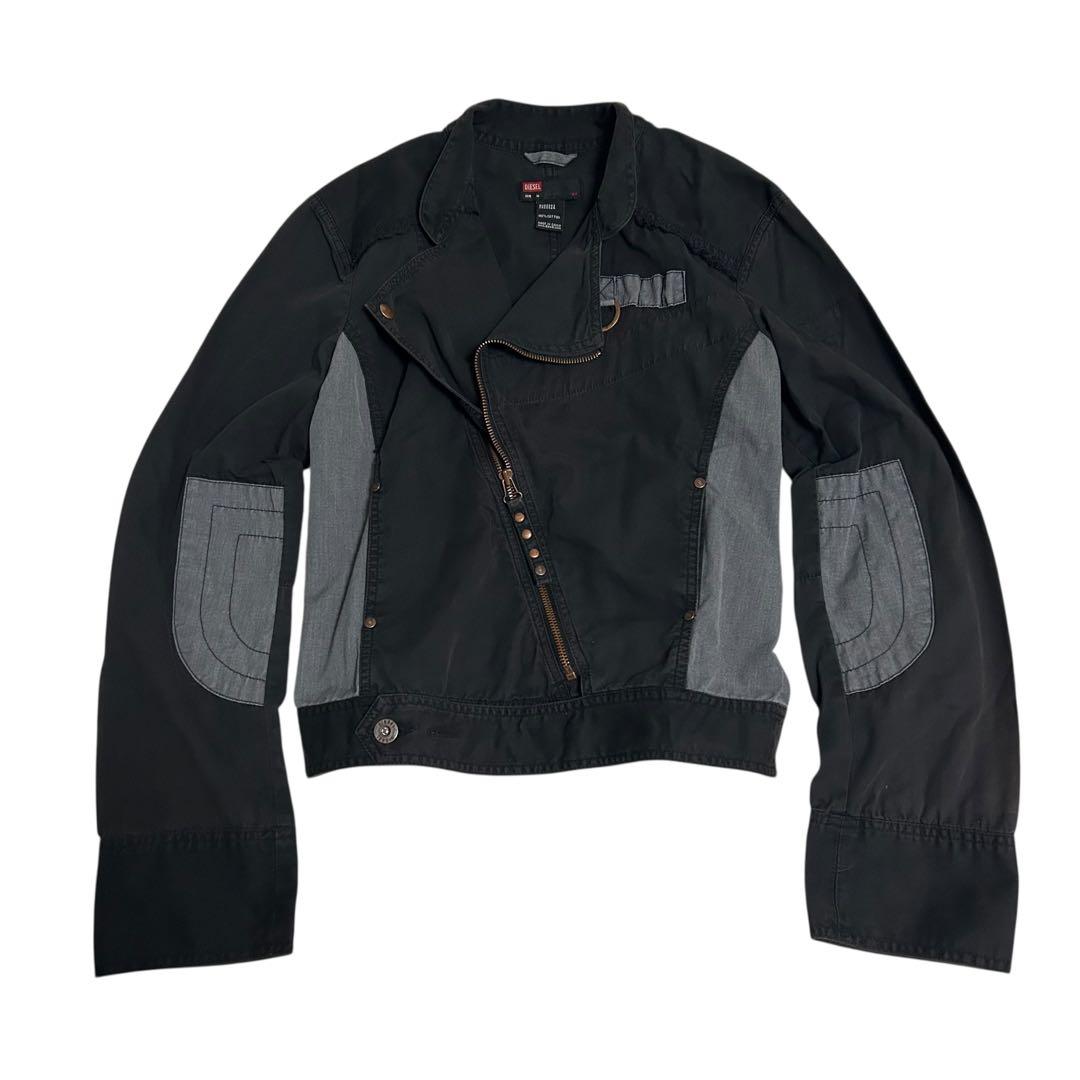 00's diesel ライダース　ブルゾンジャケット　グランジ　y2k