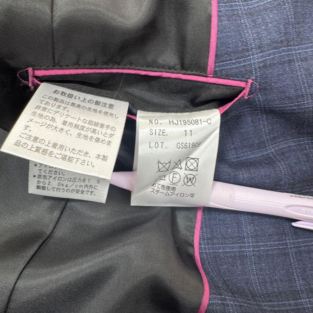 HILTON ヒルトン 3点セット パンツスーツ スカート チェック