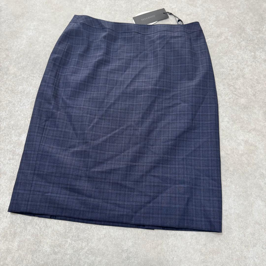 HILTON ヒルトン 3点セット パンツスーツ スカート チェック