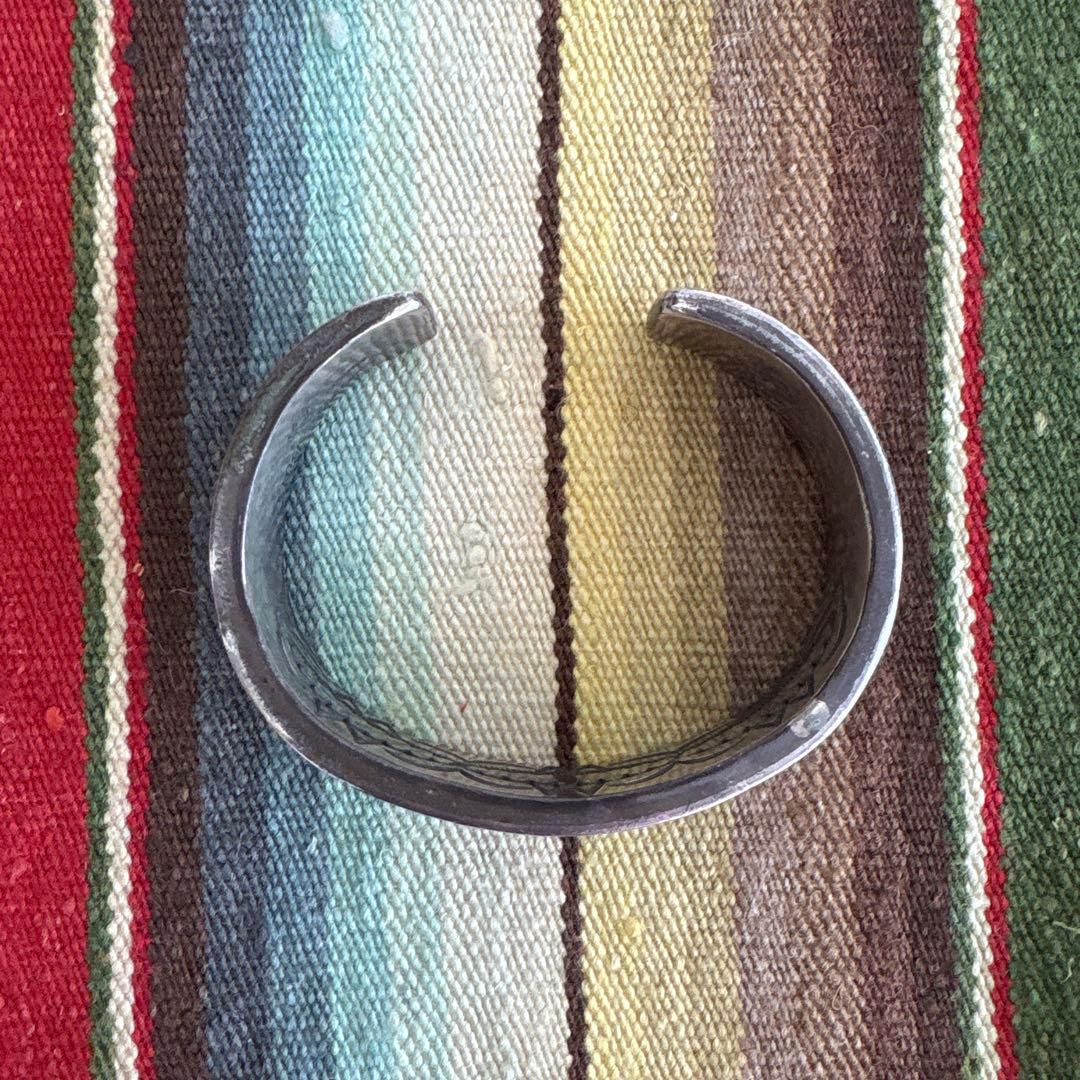 Darin Bill ダブルスタンプバングル　ダーリンビル　ナバホ　ヘビーゲージ