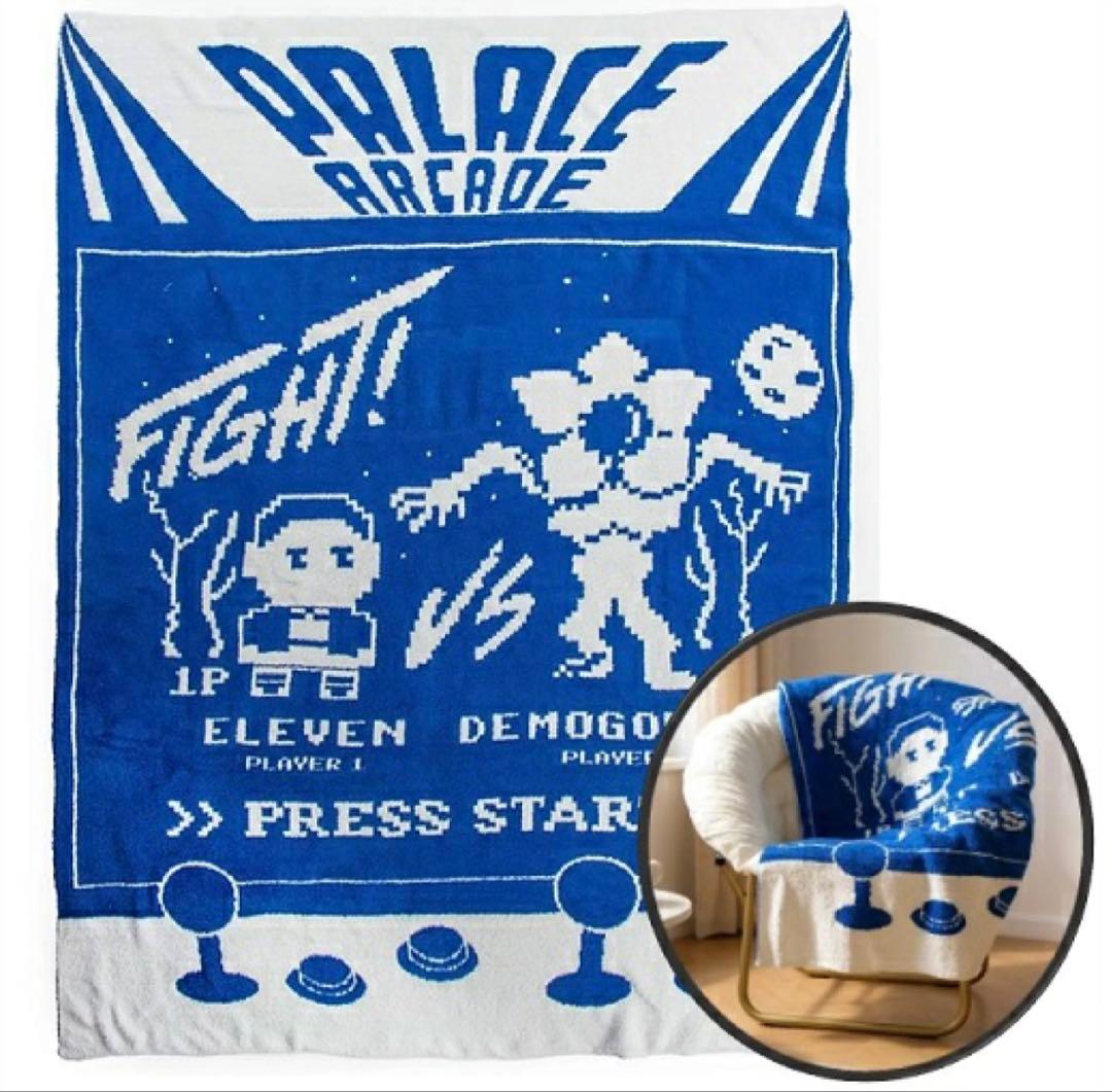 ストレンジャーシングス オーバーサイズ 大判 スロー ブランケット ひざ掛け