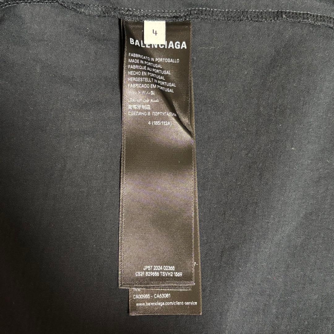 balenciaga 25ss 再構築　tシャツ　サイズ4