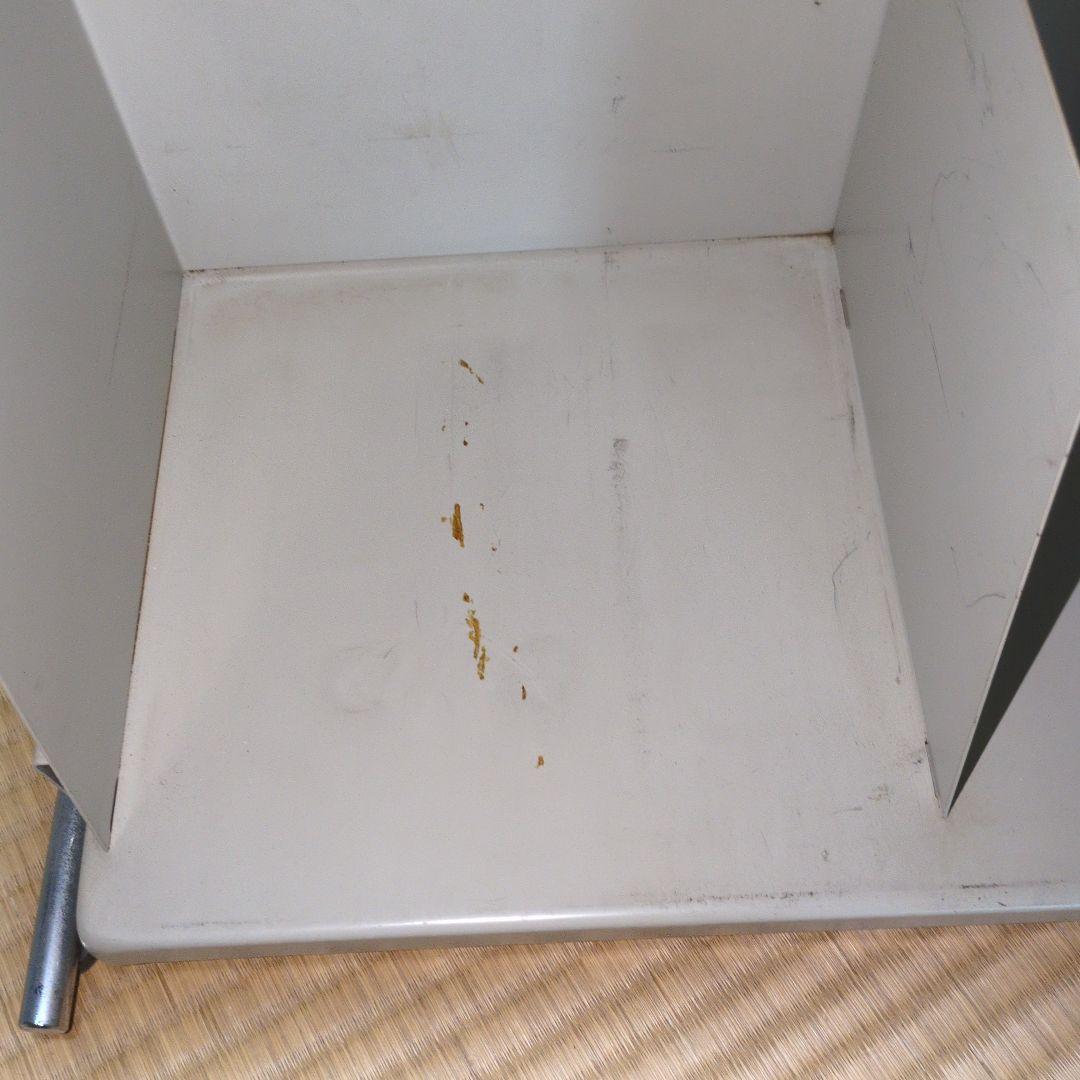 ★KOKUYO 旧式パイプ★レトロ 卓上 スチール ブックシェルフ ライトグレー