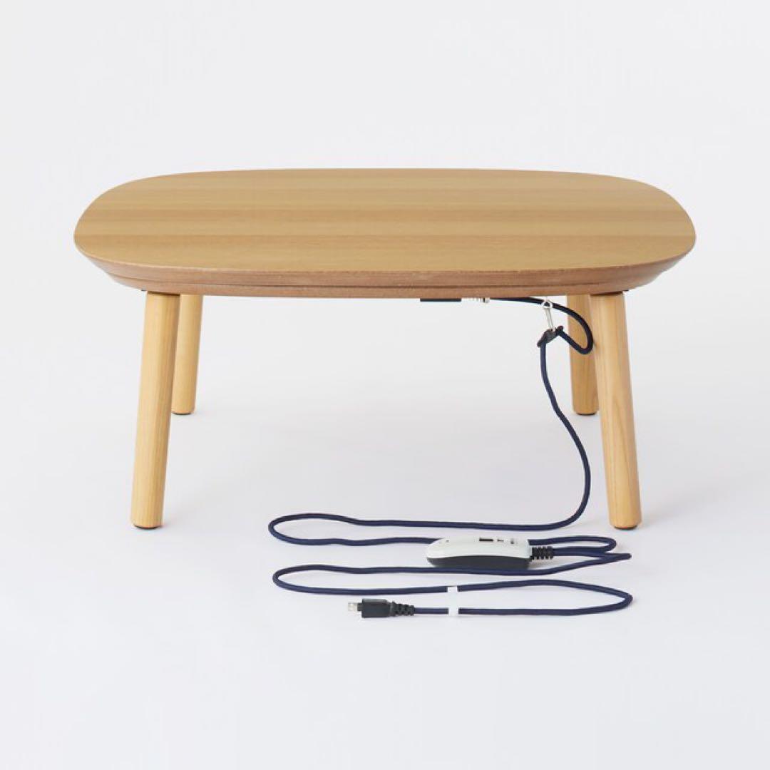 【廃盤品】無印良品　正方形こたつＭＪ‐ＫＳ１‐Ｎ