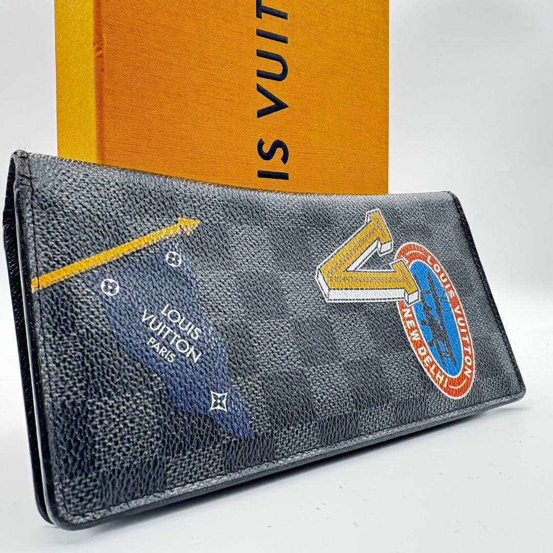 人気✨ルイヴィトン　ポルトフォイユブラザ　NM ダミエグラフィット　LVリーグ