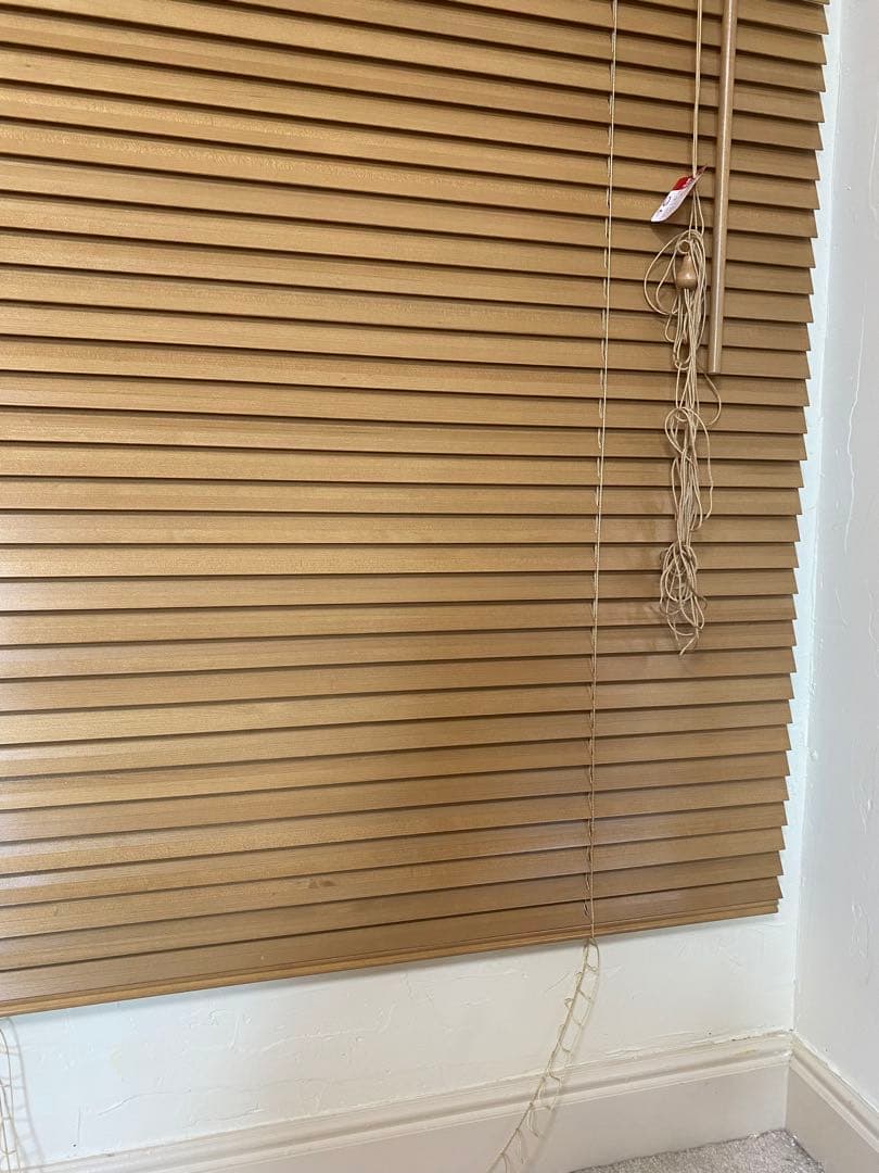 木製ブラインド 150×150cm ライトオーク 新品未使用