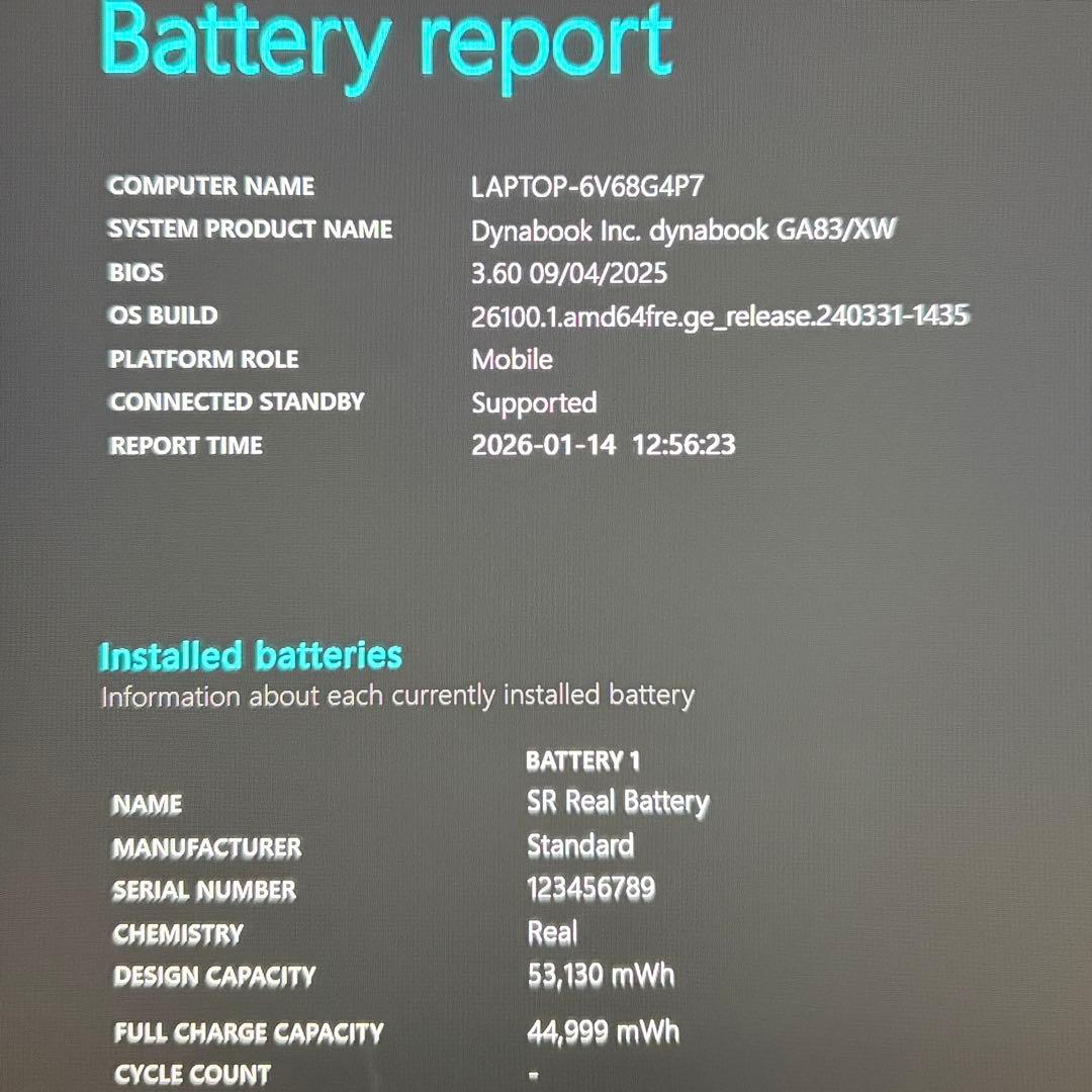 美品 dynabook GA83 Ryzen5 16GB 512GB フルHD