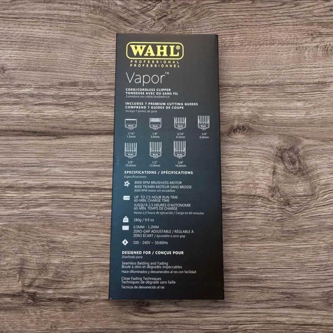 WAHL 5Star Vapor コードレスバリカン ウォール@3n8@8~6@