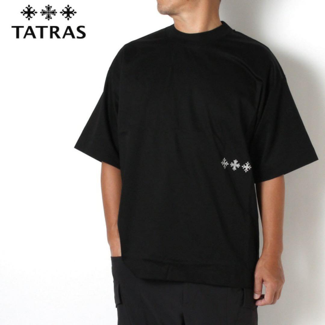 【美品】TATRAS ブラック Tシャツ オーバーサイズ　タトラス
