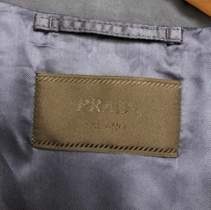 【Z】PRADA/コート/ダークネイビー/46