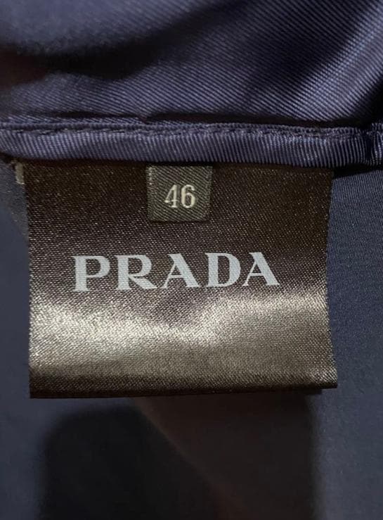 【Z】PRADA/コート/ダークネイビー/46