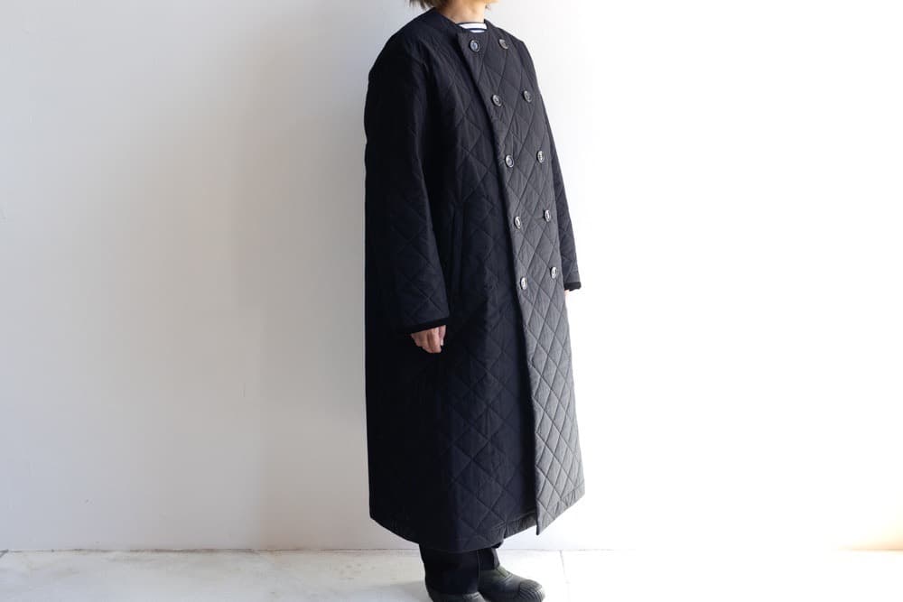 専用オールドマンズテーラーQUILTING DOUBLE BUTTON COAT
