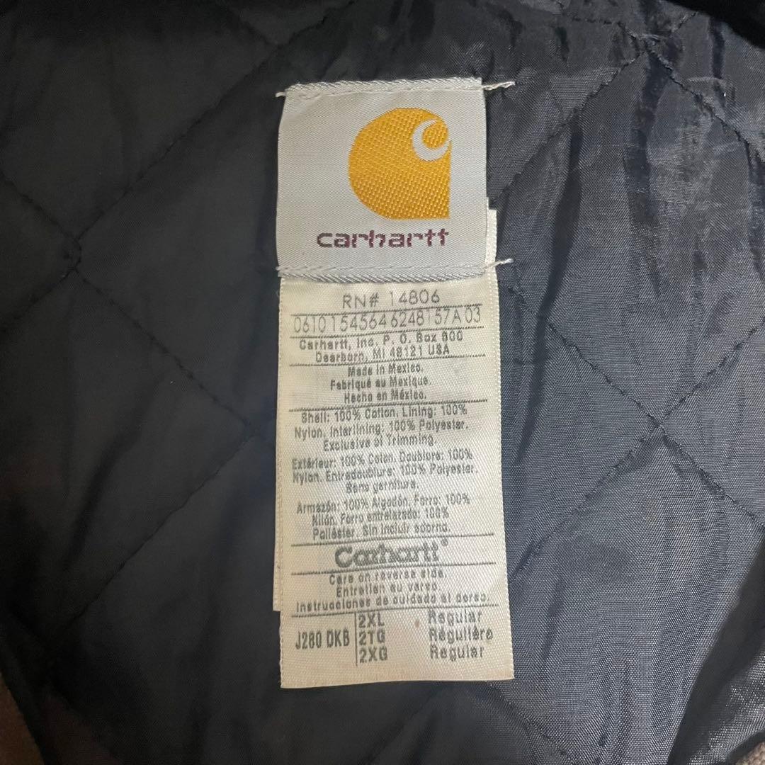 【ビンテージ】Carhartt アクティブジャケット J280 DKB