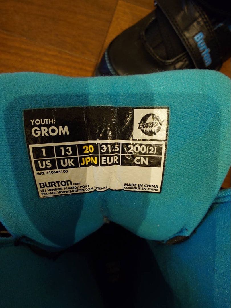 【総額５万円装備】BURTON スノーボード ３点セット　110 20.0cm
