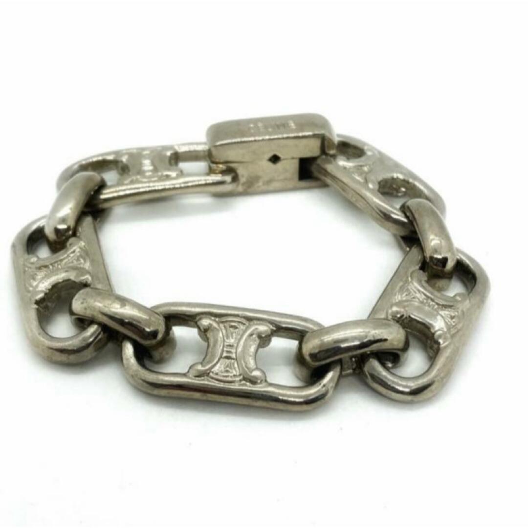 セリーヌ CELINEブレスレット トリオンフ マカダム ターンロック シルバー