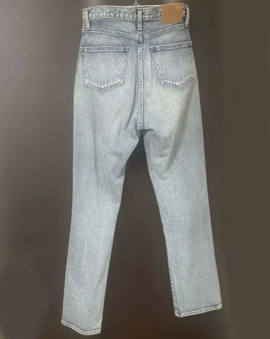 未使用❤️ anuans アニュアンス　スリムストレートデニム　ライトブルー　2
