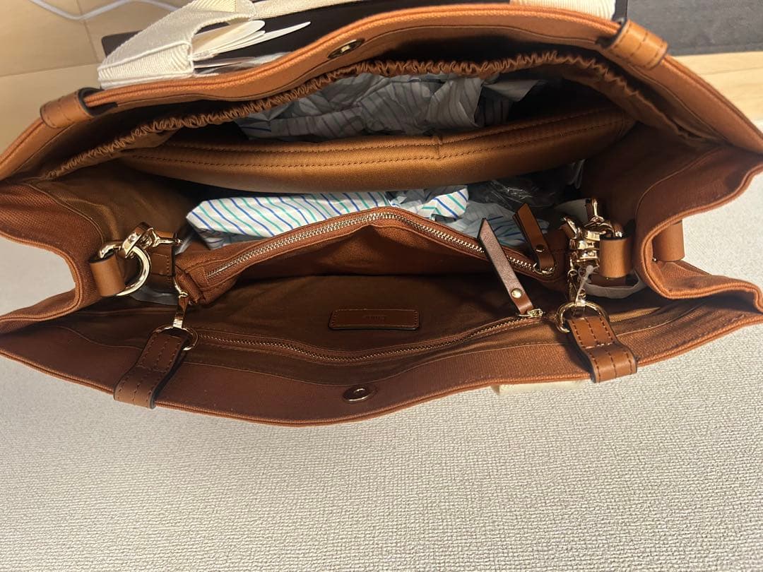 クロエ Chloe マザーズバッグ トートバッグ ブラウン