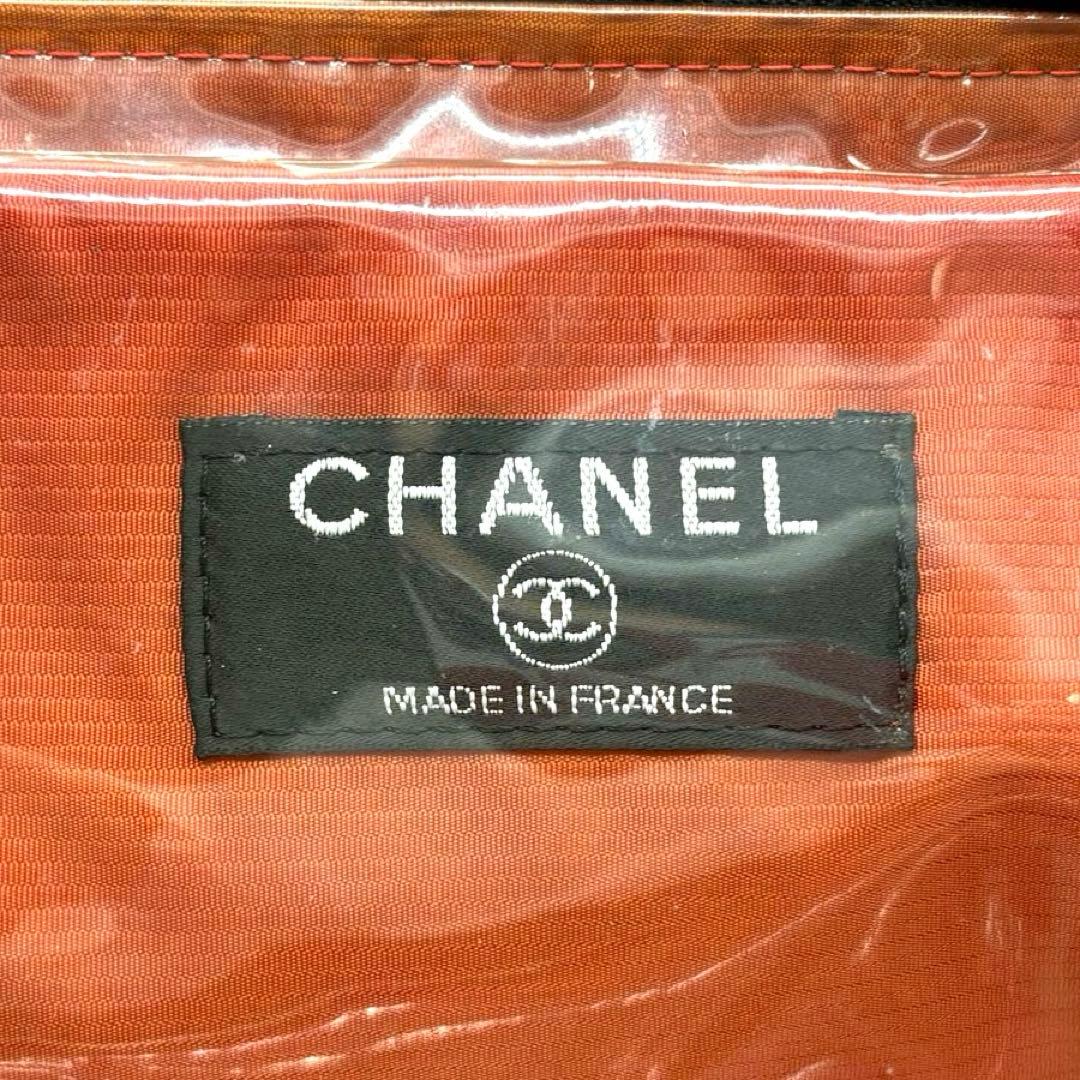 CHANEL 旧トラベルライン ミニボストンバッグ ブラック ナイロン 正規品