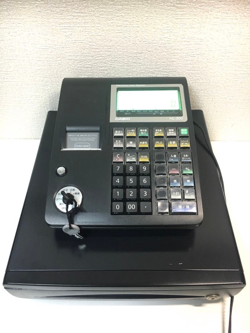 【動作確認済】 CASIO レジスター TE-340/ NL-300 ブラック