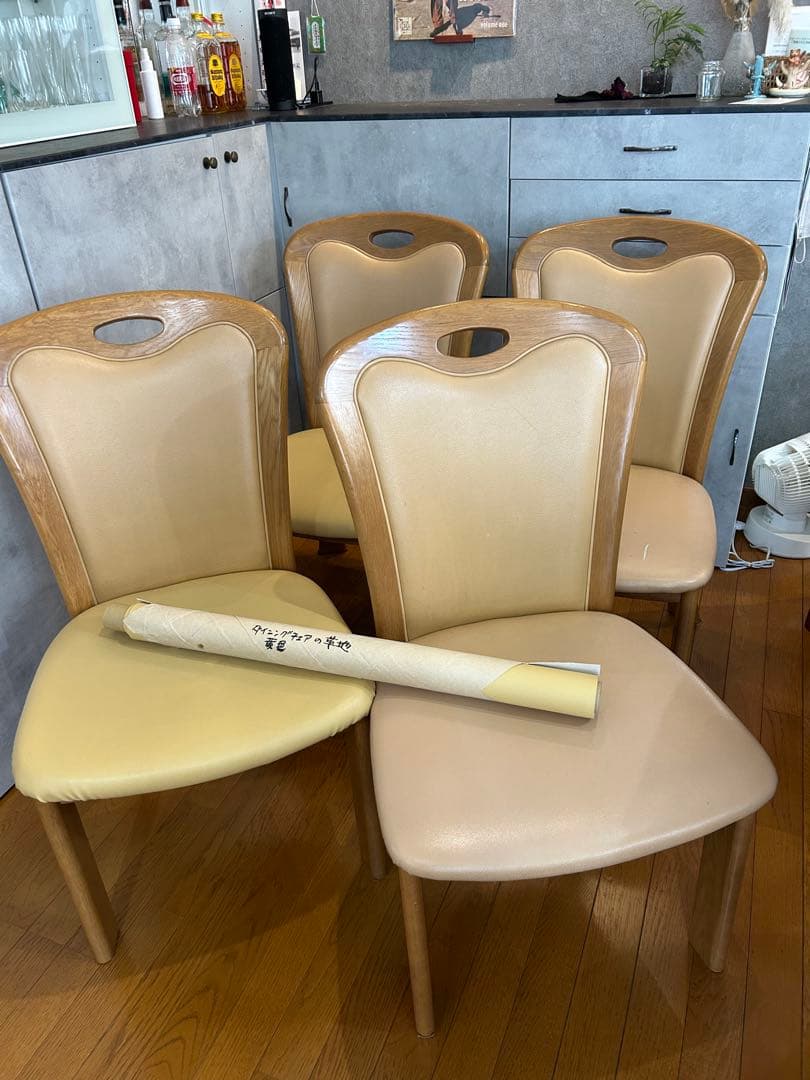 ダイニングチェア　4脚　浜本工芸　中古　★送料の関係で1脚の決済です★