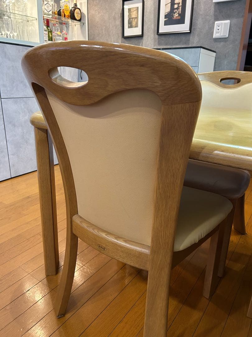 ダイニングチェア　4脚　浜本工芸　中古　★送料の関係で1脚の決済です★